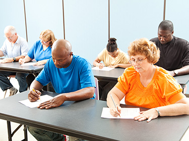Adults students in training, photo by Lisa F. Young/Fotolia